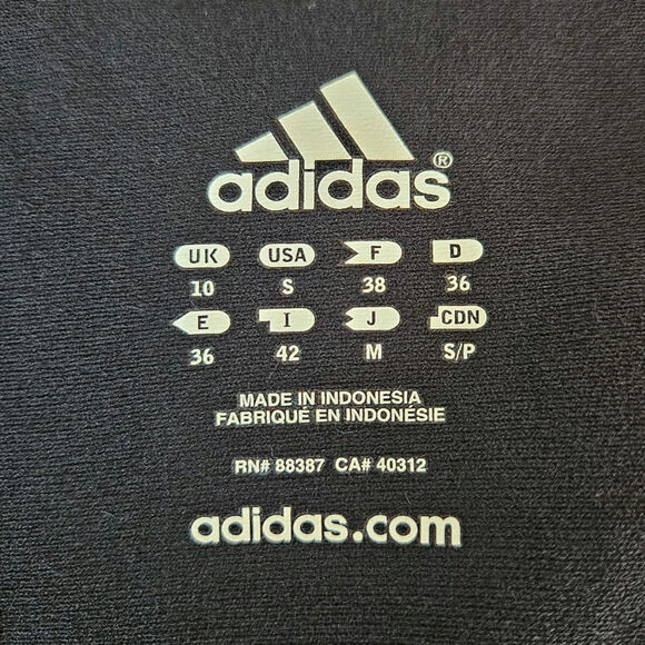 Adidas Women's Sweatshirt Full Zip Black Small - Picture 5 of 9